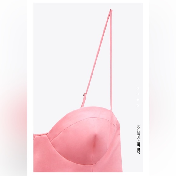 Zara poplin midi dress 💗 - Picture 3 of 5